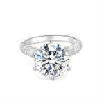 【#07】(Heartbeat)925 Sterling Silver Synthetic Moissanite rings