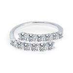 【#34】(Jane) 925 Sterling Silver Synthetic Moissanite rings