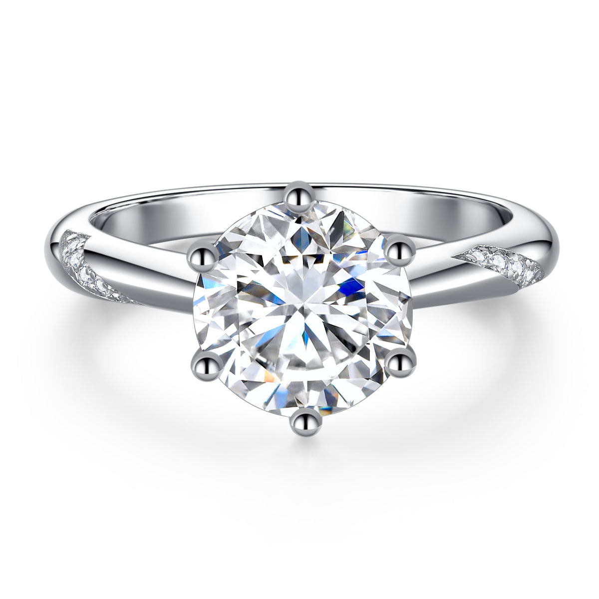 【#11】(LiLY)925 Sterling Silver Moissanite rings