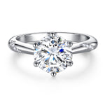 【#11】(LiLY)925 Sterling Silver Moissanite rings