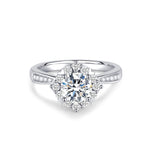 【#04】(Stars)925 Sterling Silver Synthetic Moissanite rings