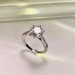 【#11】(LiLY)925 Sterling Silver Moissanite rings