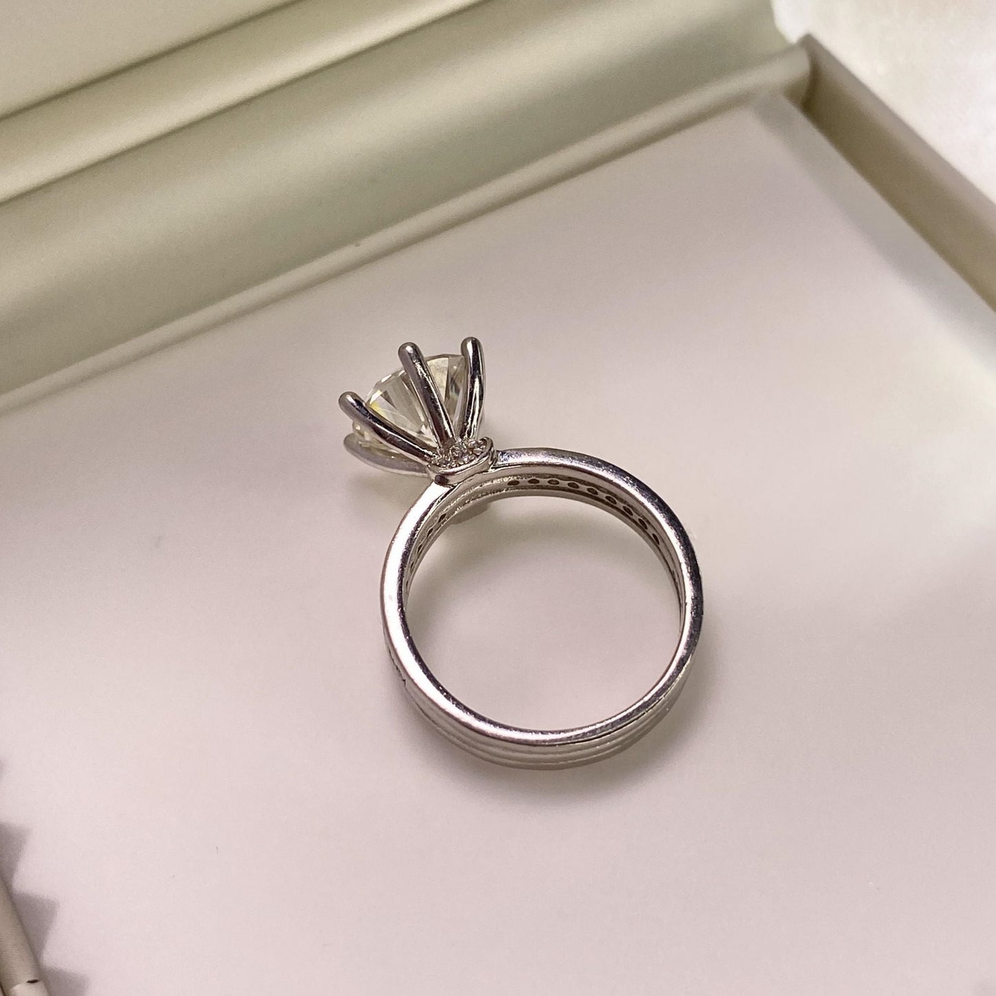 【#10】(Wish)925 Sterling Silver Moissanite rings