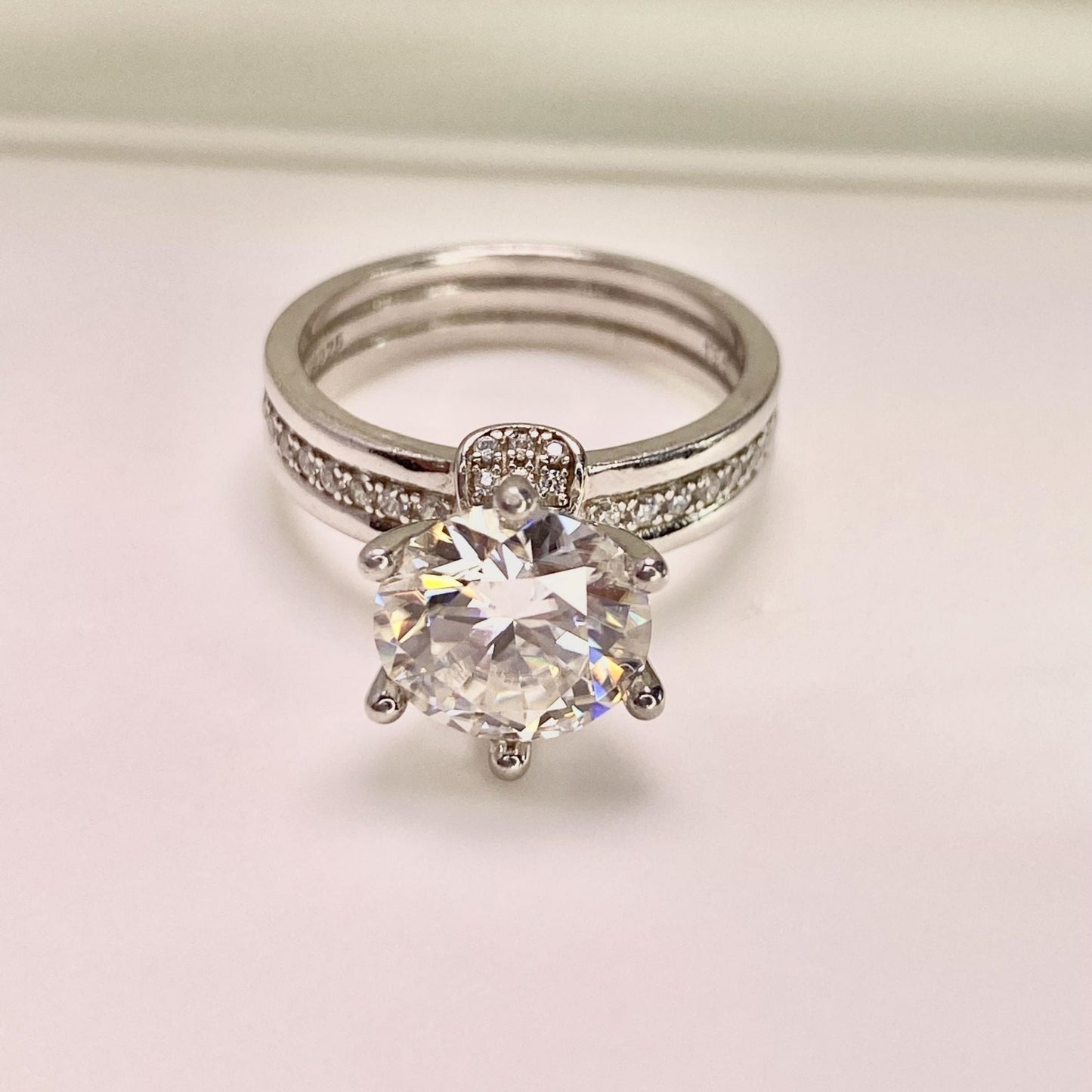 【#10】(Wish)925 Sterling Silver Moissanite rings