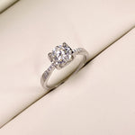 【#20】(Vien)925 Sterling Silver Moissanite rings