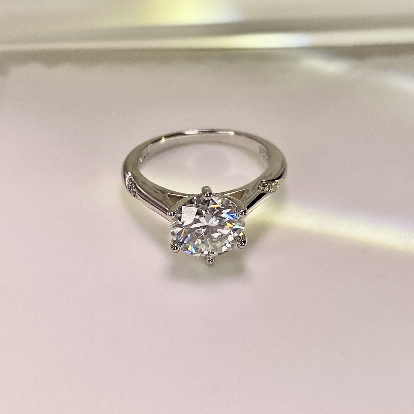 【#11】(LiLY)925 Sterling Silver Moissanite rings