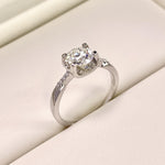 【#20】(Vien)925 Sterling Silver Moissanite rings