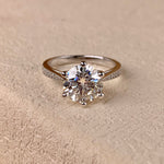 【#26】(COCO)925 Sterling Silver Moissanite rings