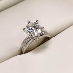 【#10】(Wish)925 Sterling Silver Moissanite rings