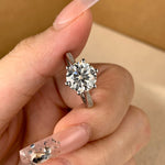 【#26】(COCO)925 Sterling Silver Moissanite rings