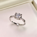 【#20】(Vien)925 Sterling Silver Moissanite rings