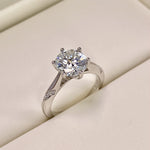 【#11】(LiLY)925 Sterling Silver Moissanite rings