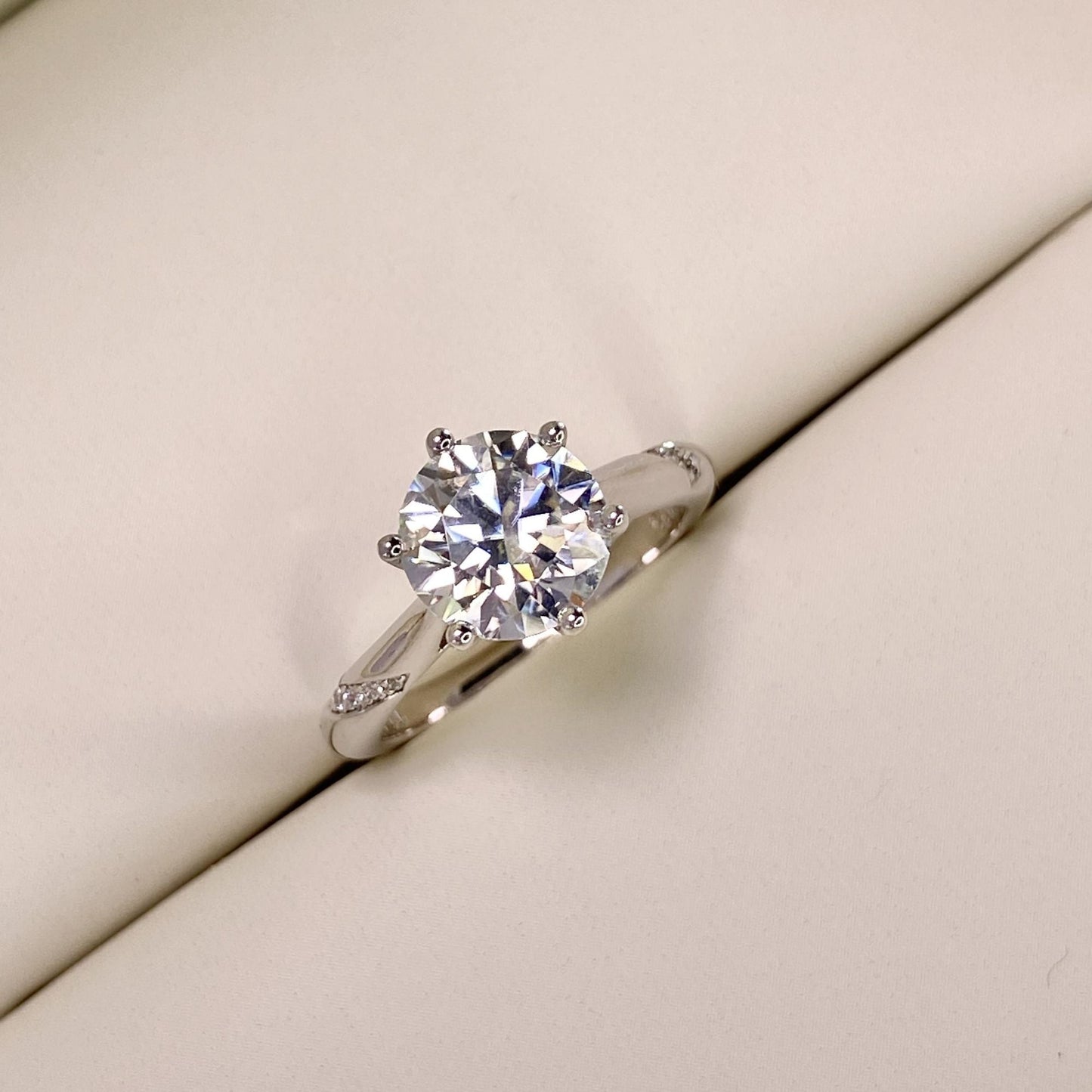 【#11】(LiLY)925 Sterling Silver Moissanite rings