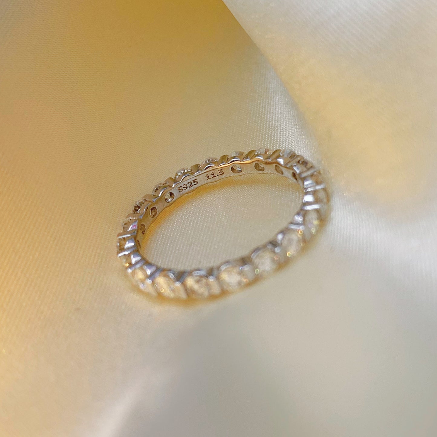 【#16】(Kiki) 925 Sterling Silver Moissanite rings