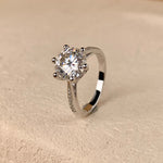 【#26】(COCO)925 Sterling Silver Moissanite rings