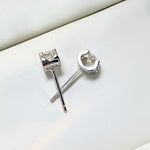 【#27】(Vien earrings)925 Sterling Silver Moissanite rings
