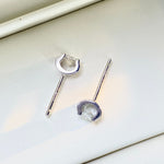 【#27】(Vien earrings)925 Sterling Silver Moissanite rings