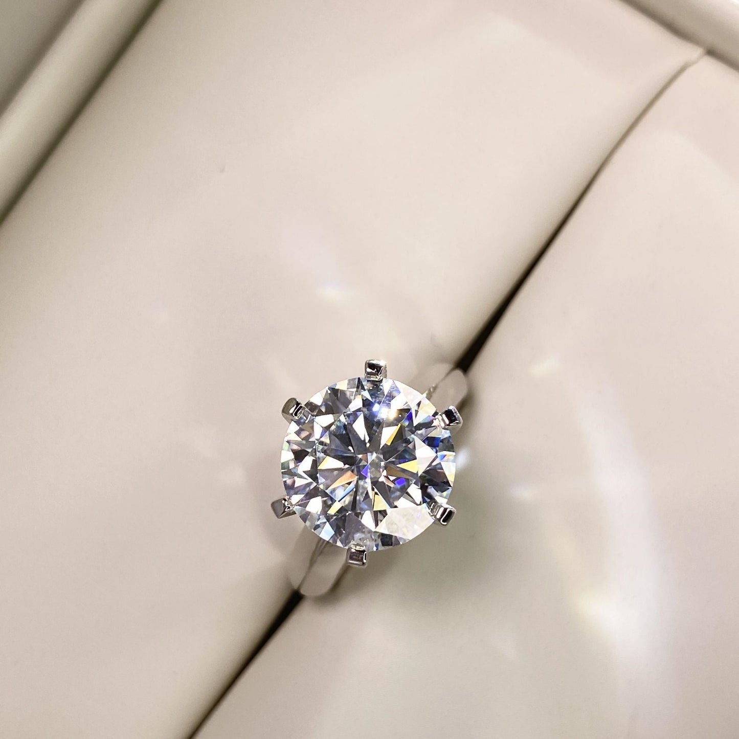 【#23】(Tarsha)925 Sterling Silver Moissanite rings