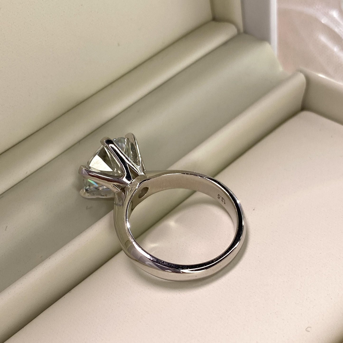 【#23】(Tarsha)925 Sterling Silver Moissanite rings
