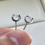 【#27】(Vien earrings)925 Sterling Silver Moissanite rings