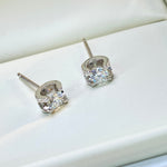 【#27】(Vien earrings)925 Sterling Silver Moissanite rings