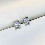 【#27】(Vien earrings)925 Sterling Silver Moissanite rings