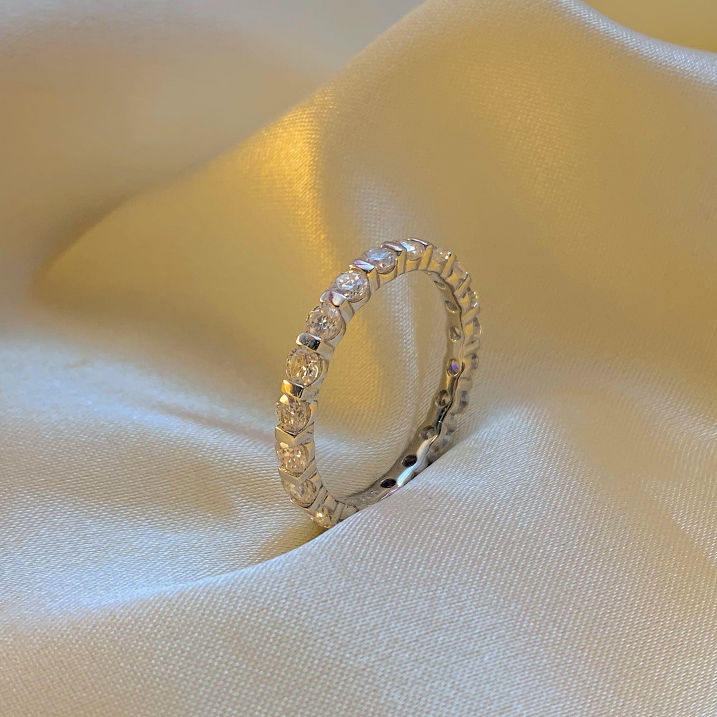【#16】(Kiki) 925 Sterling Silver Moissanite rings