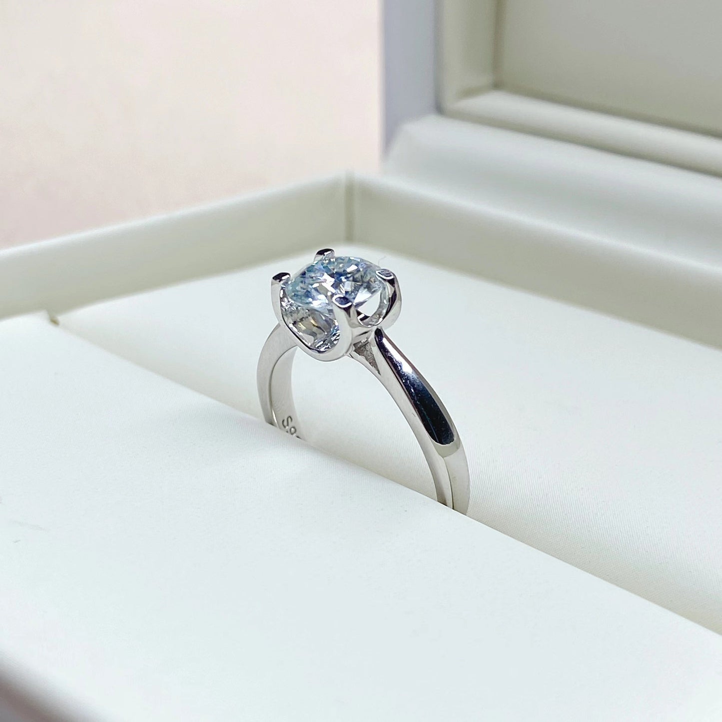 【#31】(Cici)925 Sterling Silver Moissanite rings