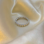 【#16】(Kiki) 925 Sterling Silver Moissanite rings