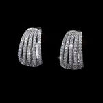 【#151】(April)925 Sterling Silver Synthetic Moissanite Earrings