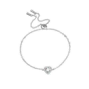 【#159】(Elise)925 Sterling Silver Synthetic Moissanite bracelet