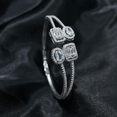 【#167】(Penelope)925 Sterling Silver Synthetic Moissanite Bracelet