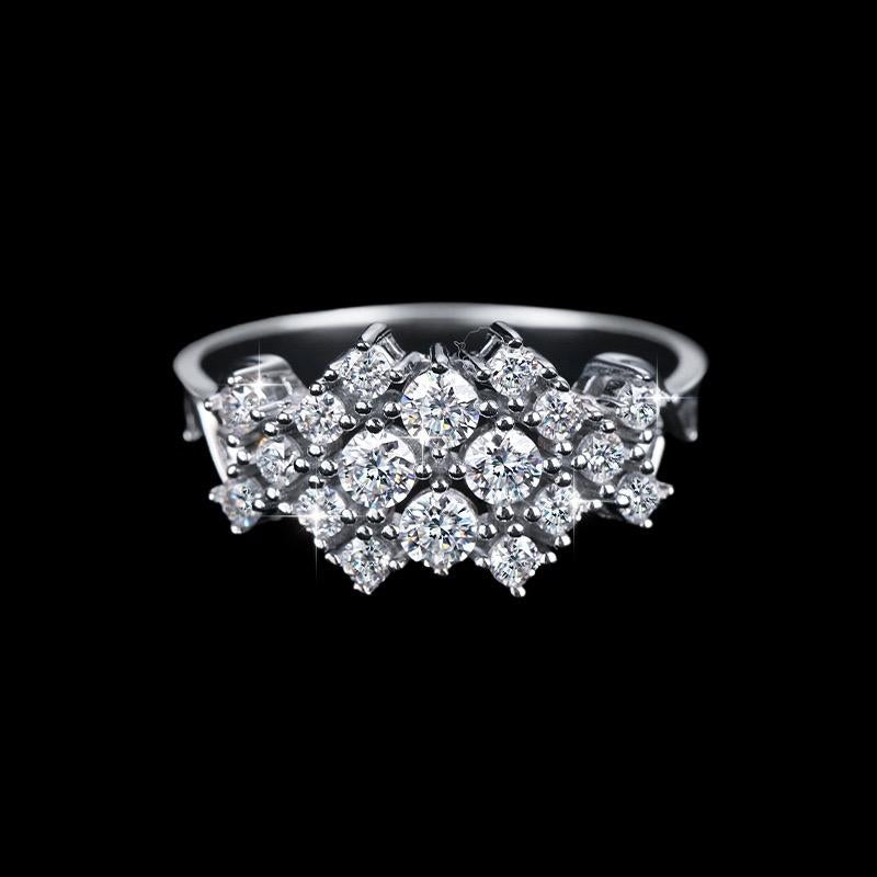 【#172】(Chloe)925 Sterling Silver Synthetic Moissanite Earrings