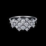 【#172】(Chloe)925 Sterling Silver Synthetic Moissanite Earrings