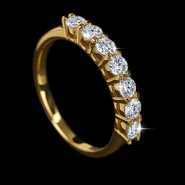 【#198】(Cathy) 925 Sterling Silver Synthetic Moissanite Ring