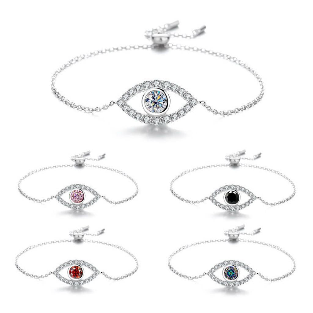 【#A543】(Kerwin)925 SterlingSilver Synthetic Moissanite bracelet