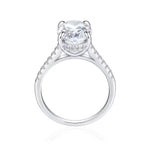 【#534】(Dawson) 925 Sterling Silver Synthetic Moissanite Ring