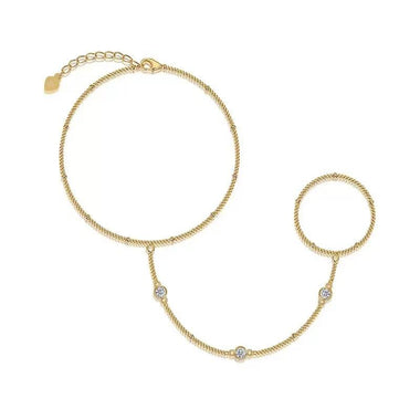 【#A391】(Rene)925 Sterling Silver Synthetic Moissanite bracelet