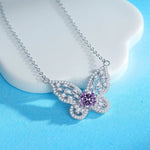 【#A325】(Iona)925 Sterling Silver Synthetic Moissanite Necklace