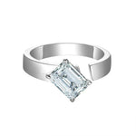 【#502】(Minnie)925 Sterling Silver Synthetic Moissanite Ring