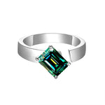 【#502】(Minnie)925 Sterling Silver Synthetic Moissanite Ring