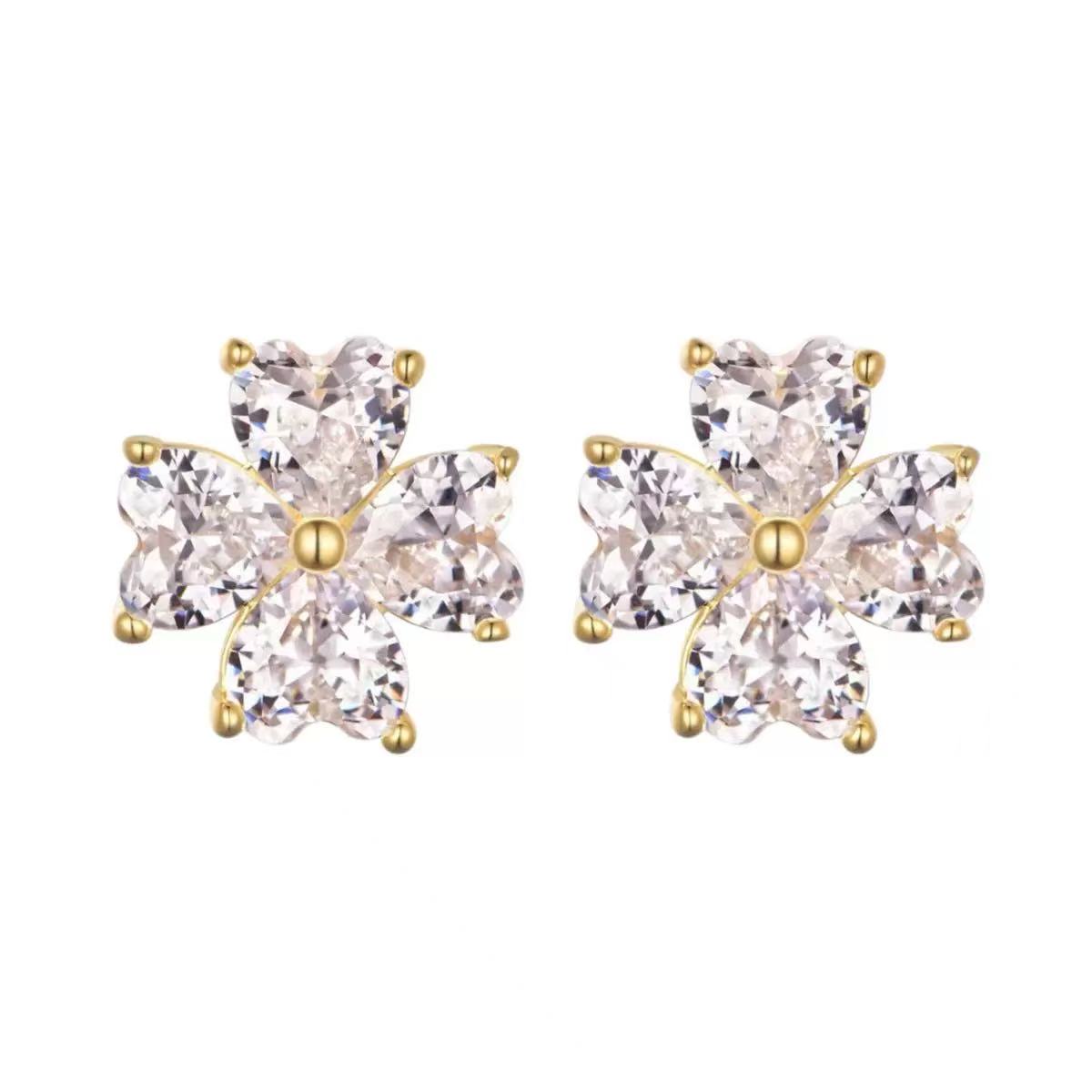 【#526】(Ottis)925 Sterling Silver Synthetic Moissanite Earring
