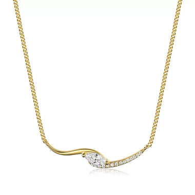 【#523】(Oliver)925 Sterling Silver Synthetic Moissanite Necklace