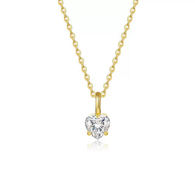 【#520】(Niki)925 Sterling Silver Synthetic Moissanite Necklace