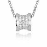 【#H212】(Diana)925 Sterling Silver Synthetic Moissanite Necklace