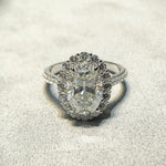 【#A553】(Winnie)925 Sterling Silver Synthetic Moissanite Rings