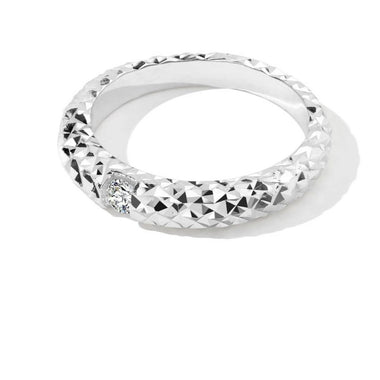 【#H230】(Eleanore)925 Sterling Silver Synthetic Moissanite Rings