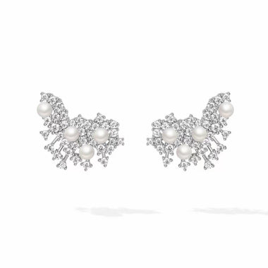 【#H233】(Elin)925Sterling Silver Synthetic Moissanite earrings