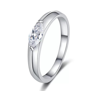 【#249】(Fabiola) 925 Sterling Silver Synthetic Moissanite ring