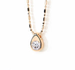 【#H253】(Funk)925 Sterling Silver Synthetic Moissanite Necklace